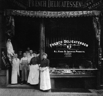 [Josephine Re working at French deli]